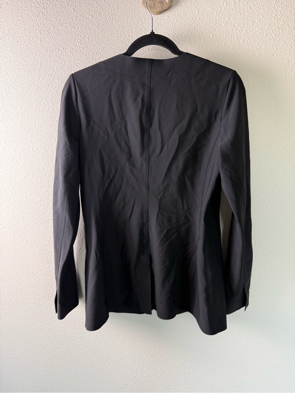Athleta Avenue Blazer Jacket Black Business Athleisure Casual Women’s Size 10 - Picture 13 of 16
